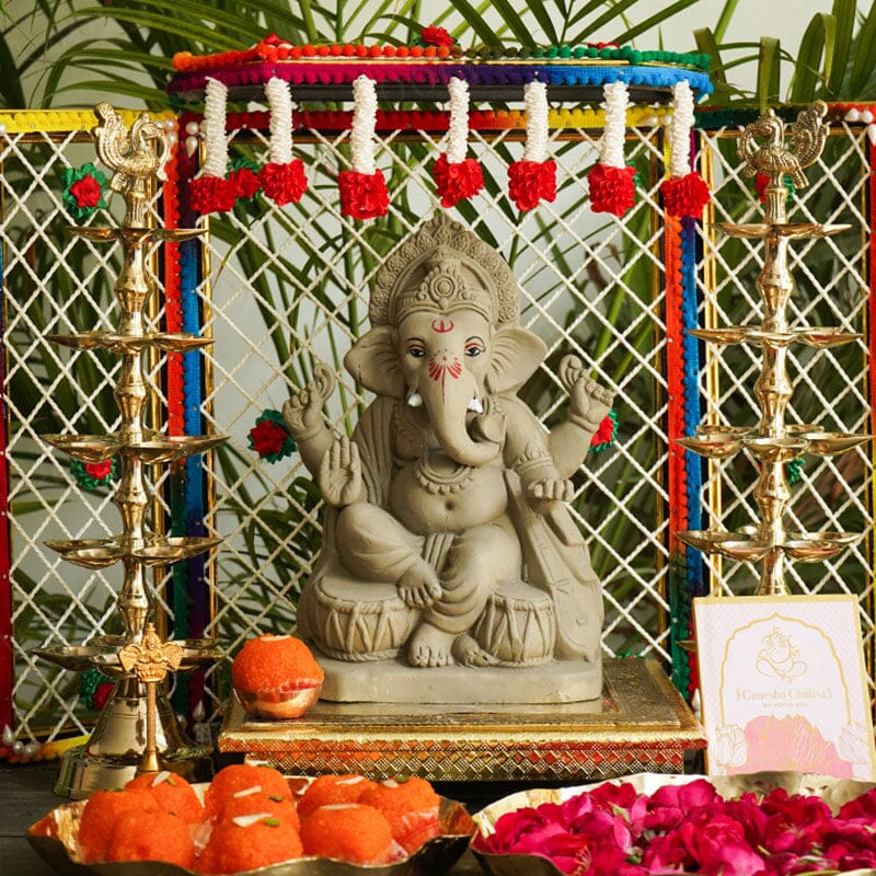 10INCH Shri Rudra Eco-Friendly Ganpati | Plant-A-Ganesha