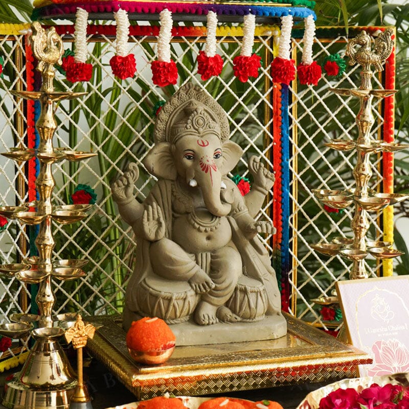 10INCH Shri Rudra Eco-Friendly Ganpati | Plant-A-Ganesha