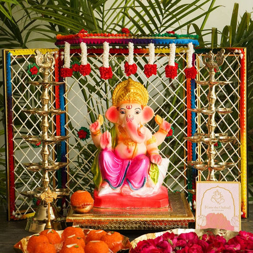 10INCH Ekadrishta Eco-Friendly Ganpati | Plant-A-Ganesha