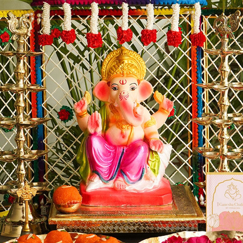 10INCH Ekadrishta Eco-Friendly Ganpati | Plant-A-Ganesha