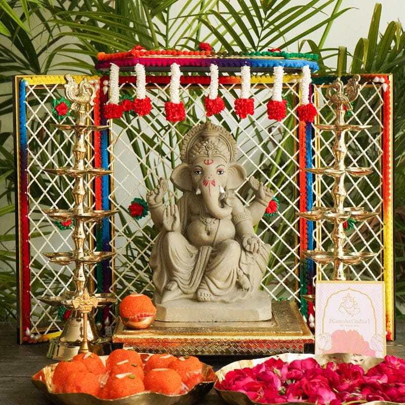 10INCH Ekadrishta Eco-Friendly Ganpati | Plant-A-Ganesha