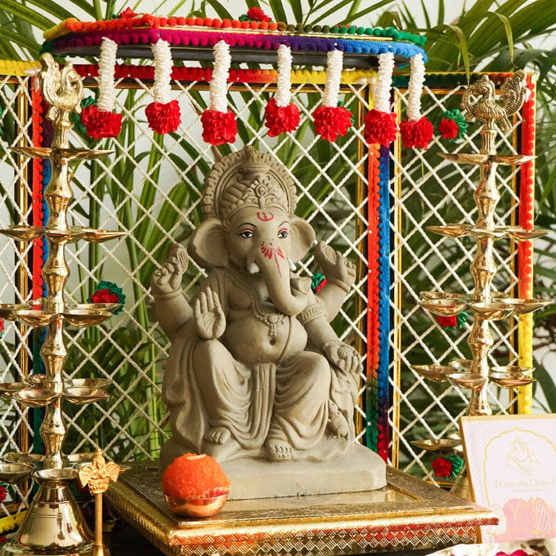 10INCH Ekadrishta Eco-Friendly Ganpati | Plant-A-Ganesha