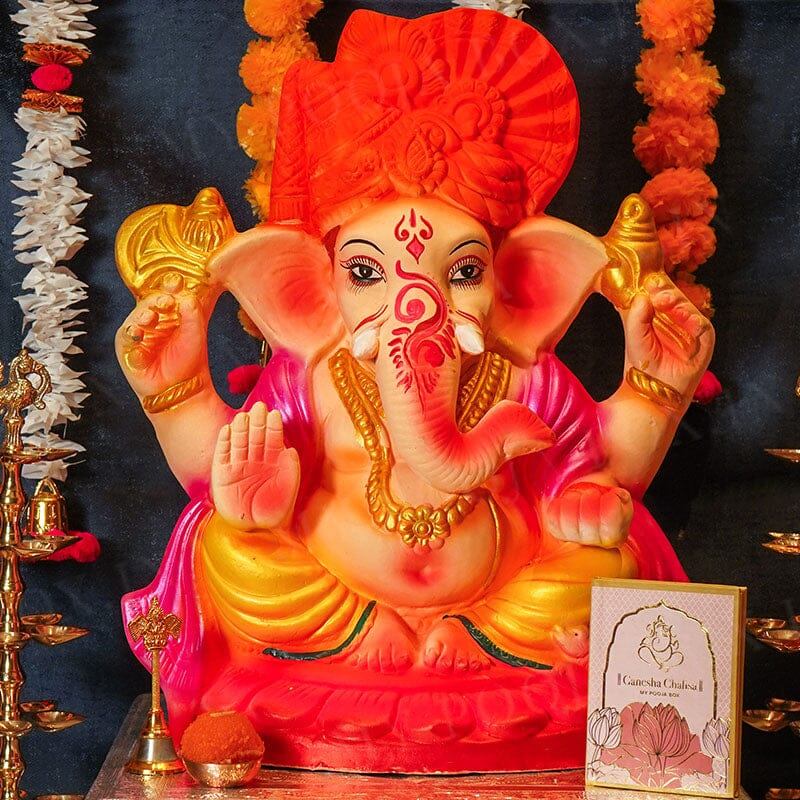 1.5FEET Shri Siddhi Vinayak  Eco-Friendly Ganpati | Plant-A-Ganesha