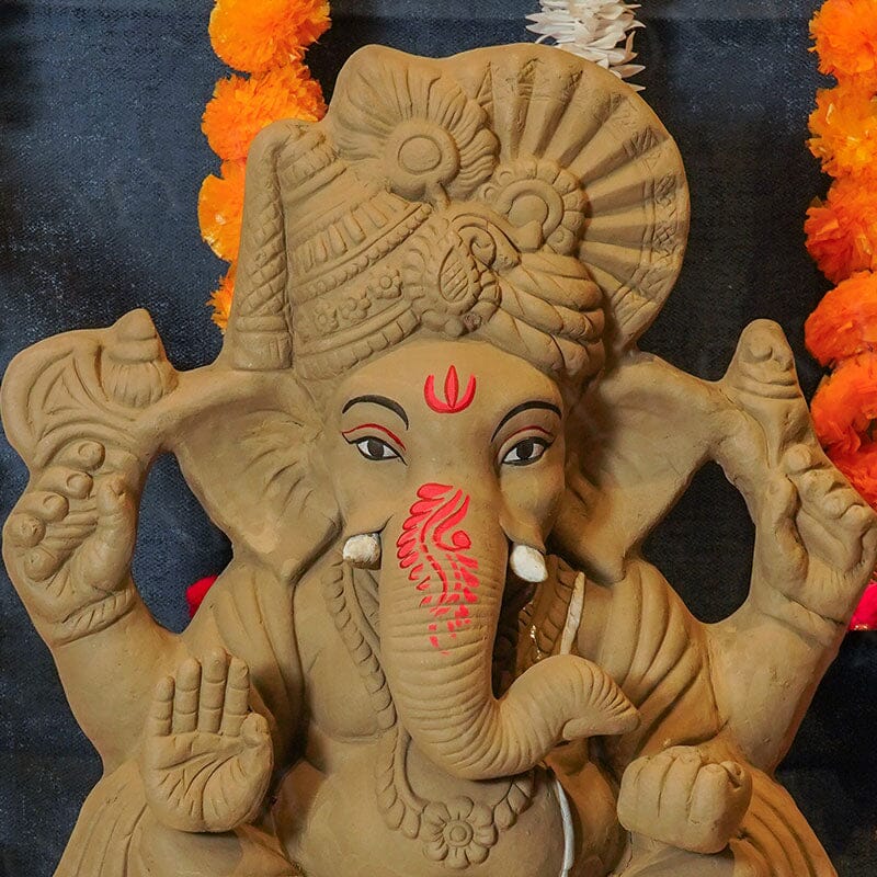 1.5FEET Shri Siddhi Vinayak  Eco-Friendly Ganpati | Plant-A-Ganesha