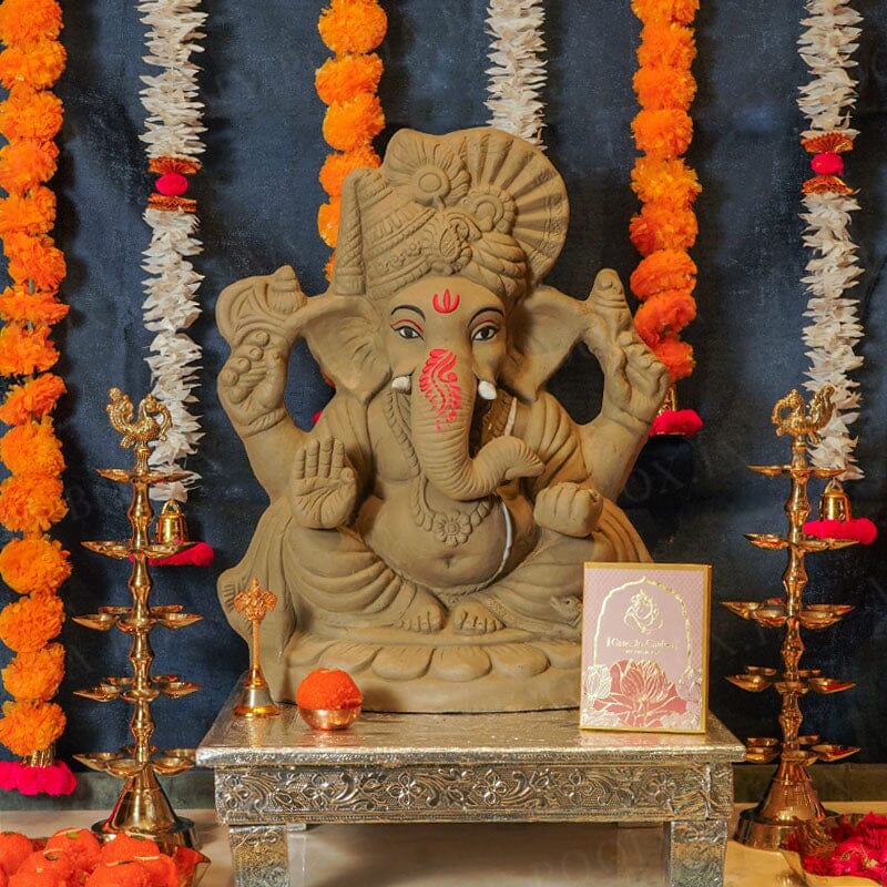 1.5FEET Shri Siddhi Vinayak  Eco-Friendly Ganpati | Plant-A-Ganesha