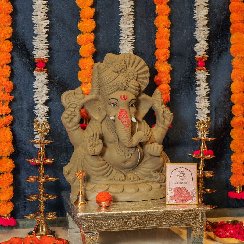 1.5FEET Shri Siddhi Vinayak  Eco-Friendly Ganpati | Plant-A-Ganesha