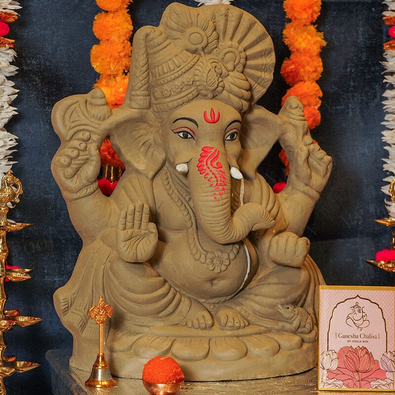 1.5FEET Shri Siddhi Vinayak  Eco-Friendly Ganpati | Plant-A-Ganesha