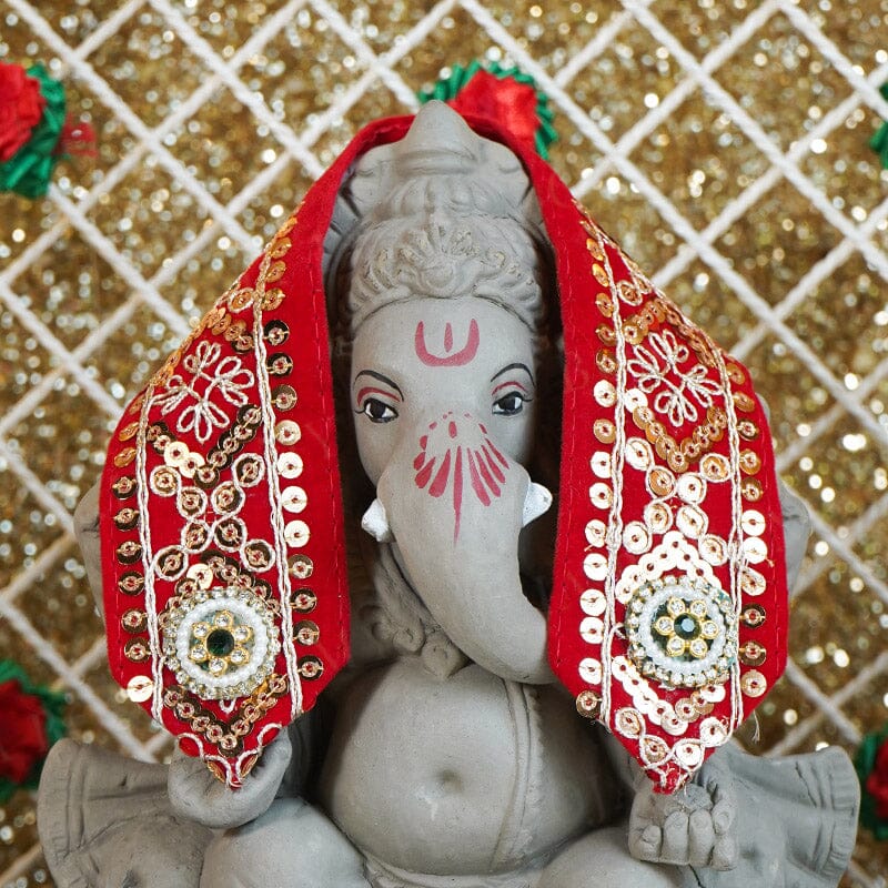Traditional Red Patka/Dupatta - 30cm