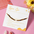 Tiger Eye Healing Crystal Rakhi