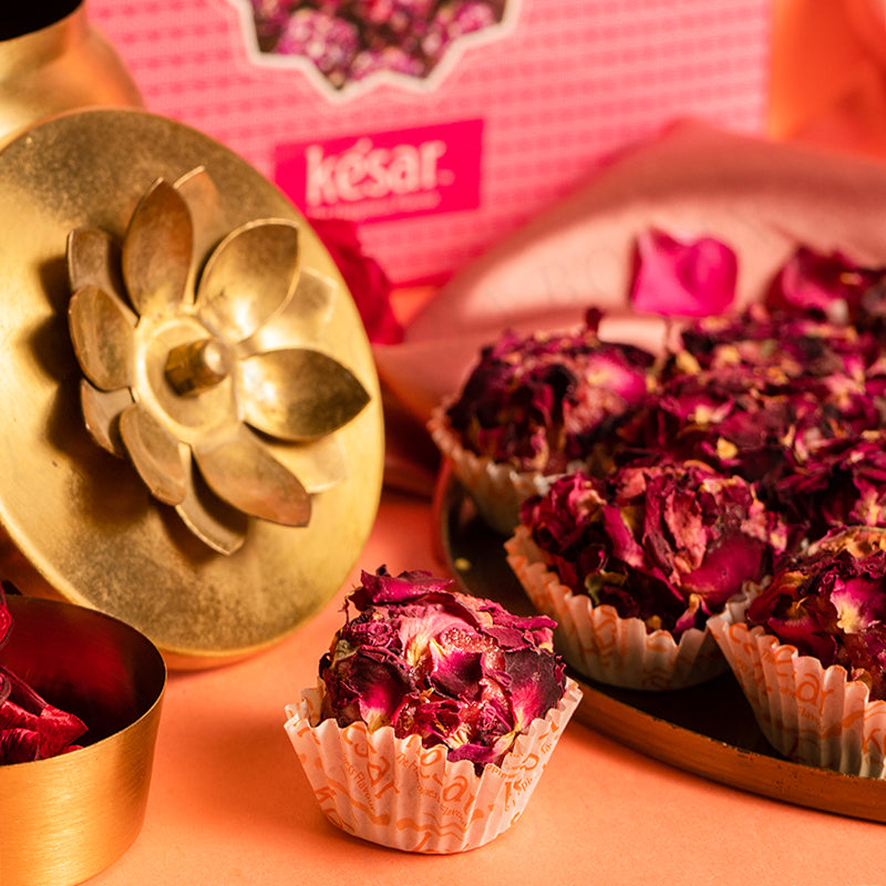 Rose Petal Ladoo Sweet Box 300gms