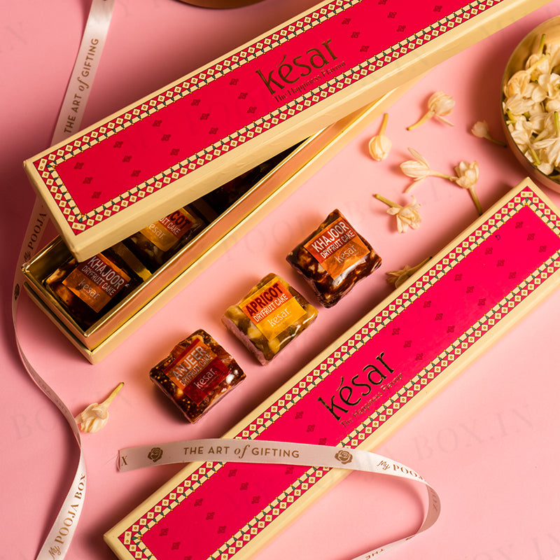 Assorted Sugarfree Dry Fruit Cake 6PC Sweet Box