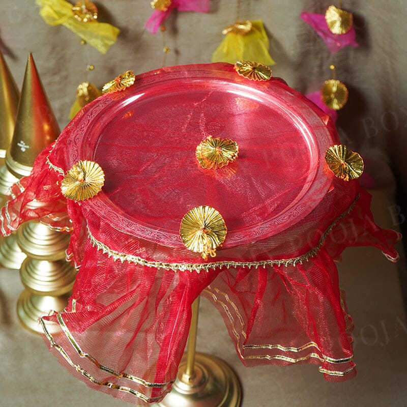 Rajshahi Royal Red Thali Cover