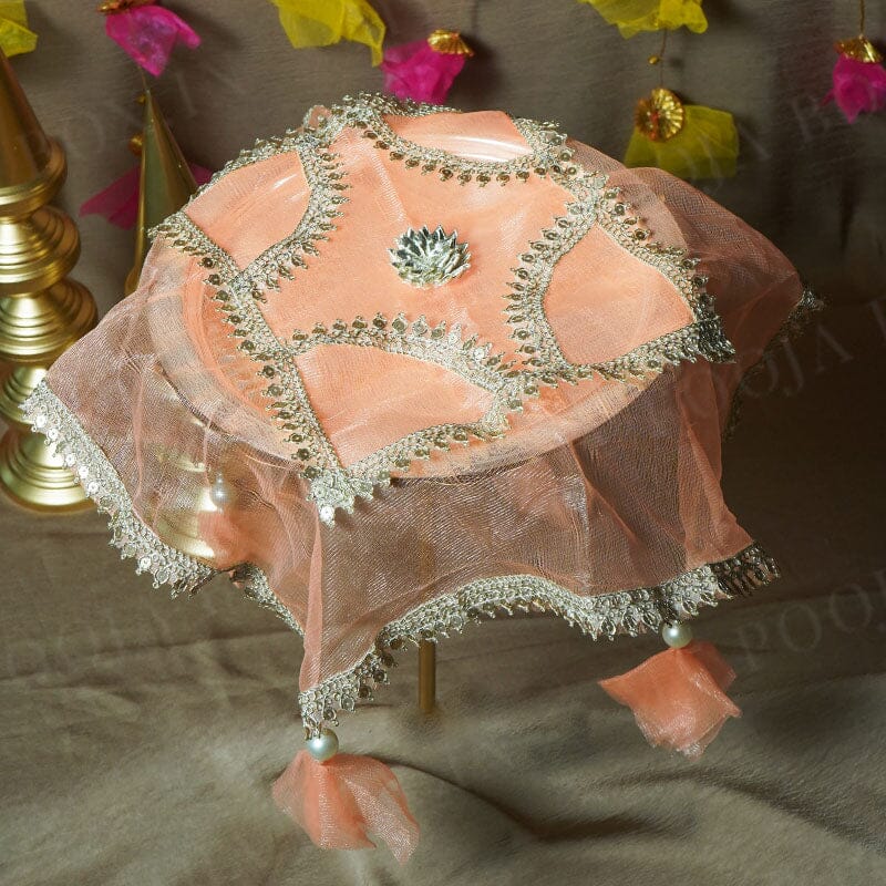 Gul-e-Shahi Peach Thali Cover