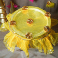 Chandramukhi Yellow Thali Cover
