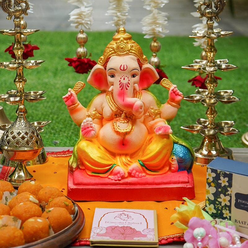 10INCH Mantreshaya Eco-Friendly Ganpati | Plant-A-Ganesha