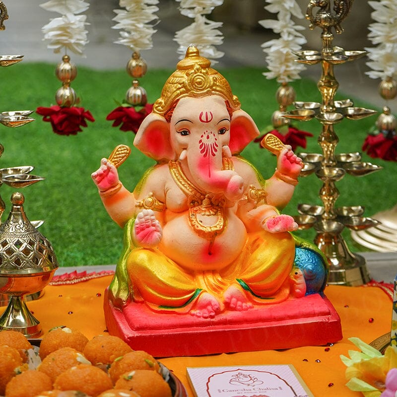 10INCH Mantreshaya Eco-Friendly Ganpati | Plant-A-Ganesha