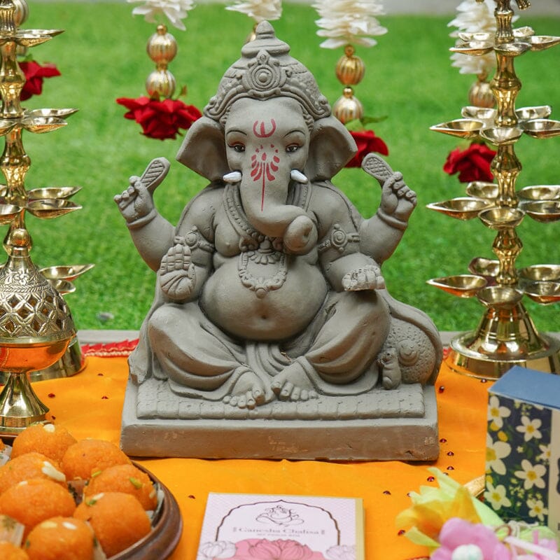 10INCH Mantreshaya Eco-Friendly Ganpati | Plant-A-Ganesha