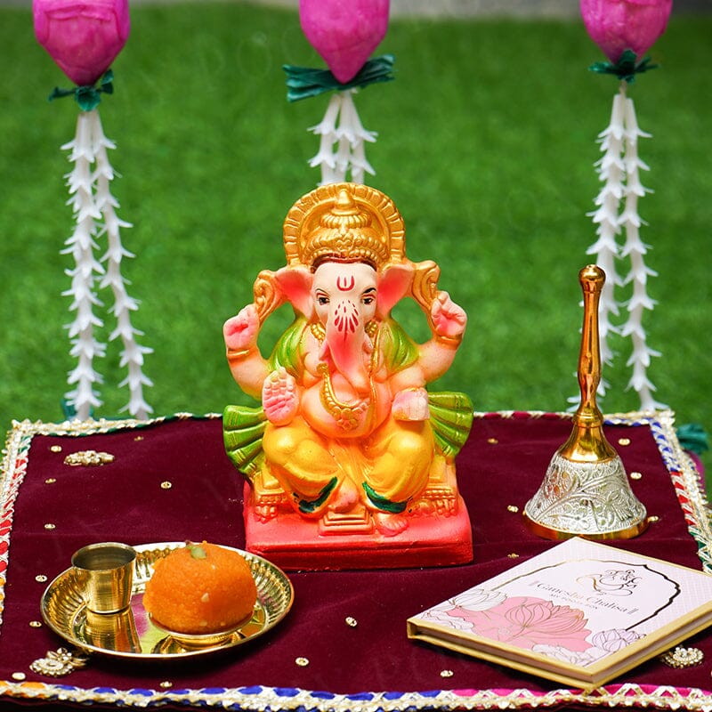 6INCH Shriniketh Eco-Friendly Ganpati | Plant-A-Ganesha