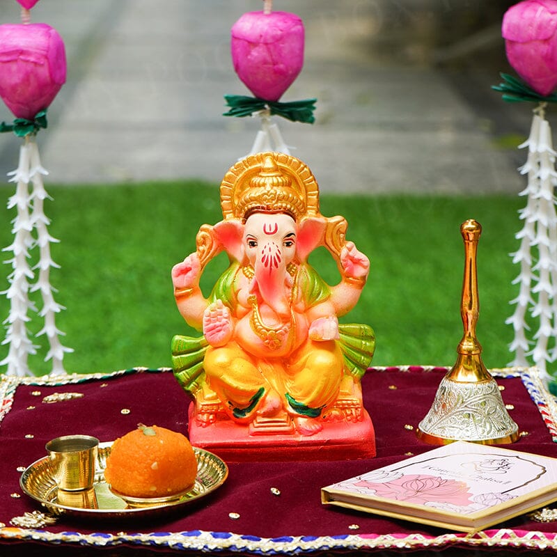 6INCH Shriniketh Eco-Friendly Ganpati | Plant-A-Ganesha