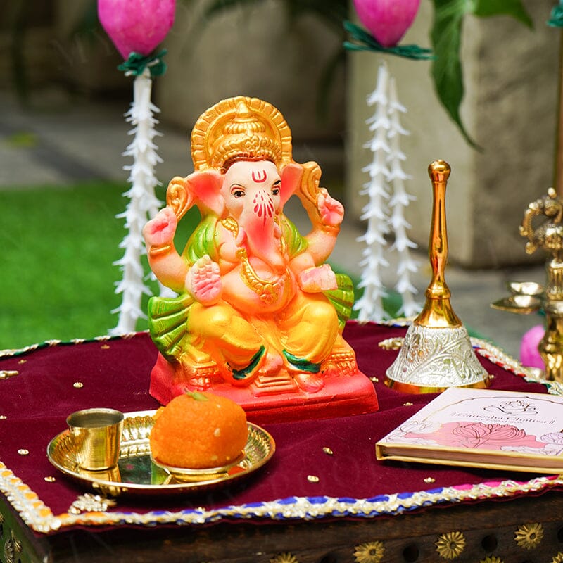 6INCH Shriniketh Eco-Friendly Ganpati | Plant-A-Ganesha