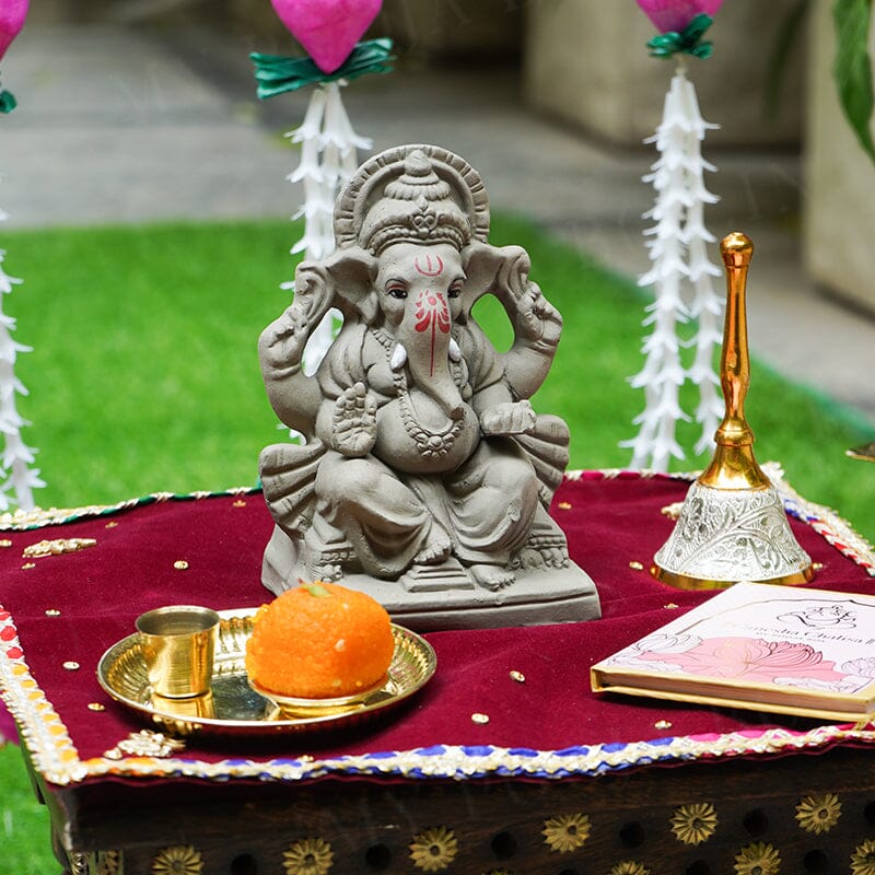 6INCH Shriniketh Eco-Friendly Ganpati | Plant-A-Ganesha
