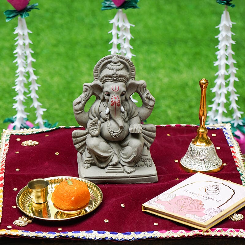 6INCH Shriniketh Eco-Friendly Ganpati | Plant-A-Ganesha