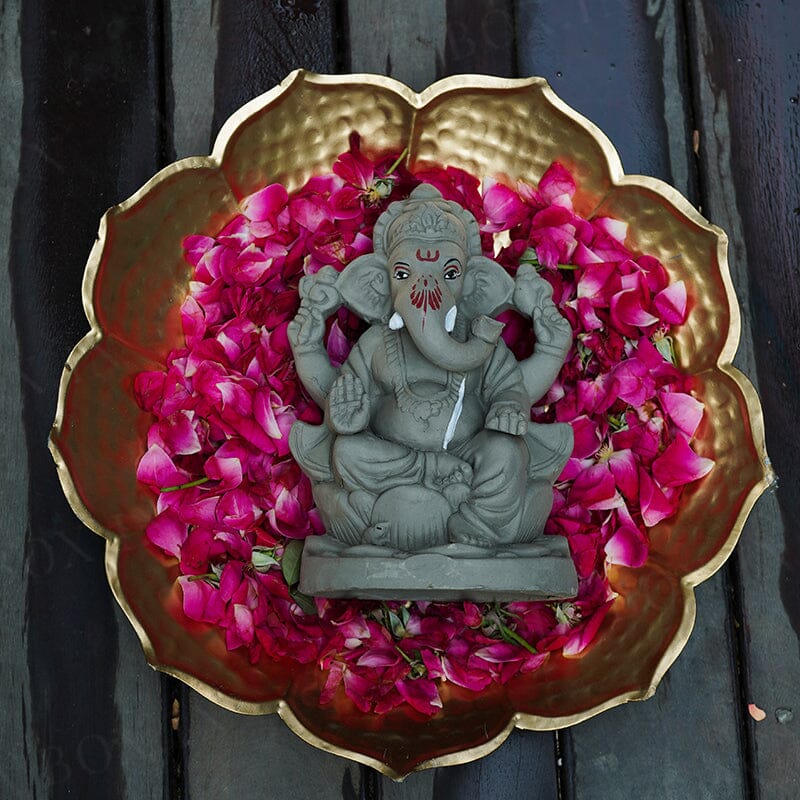 8INCH Lalbaughcha Raja Eco-Friendly Ganpati | Plant-A-Ganesha