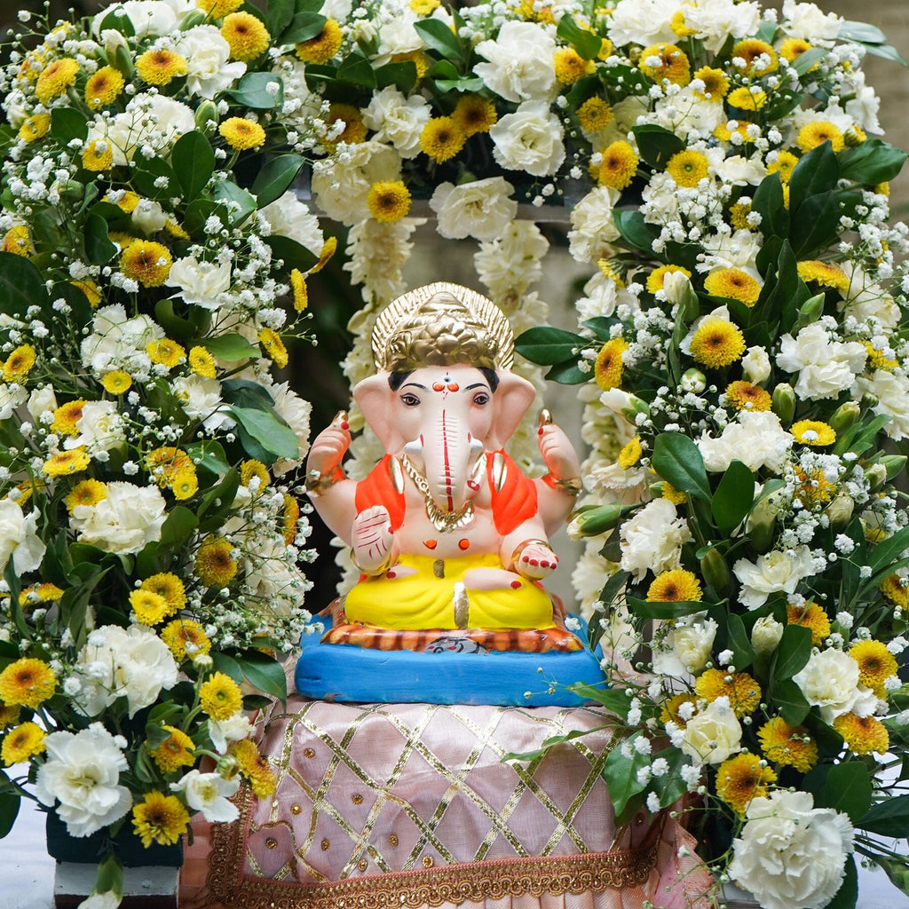 7INCH Eco-Friendly Vighnaraja Ganesh | Plant-A-Ganesha