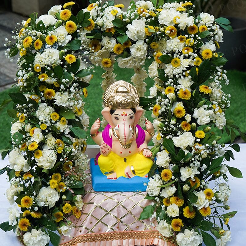 8INCH Eco-Friendly Eshanputra Ganesh | Plant-A-Ganesha