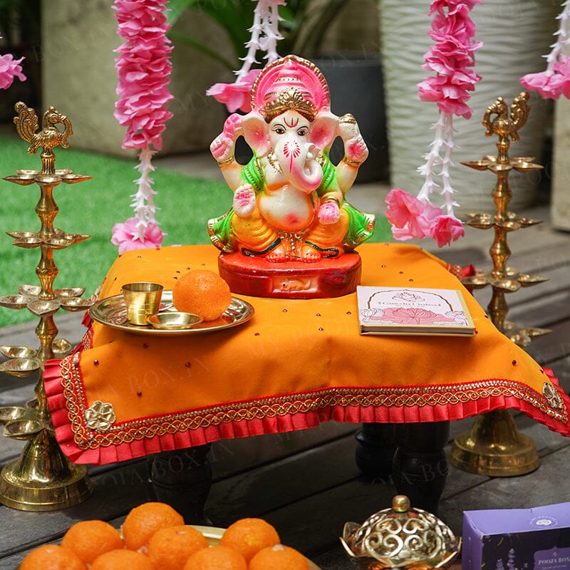 8INCH Dagduseth Eco-Friendly Ganpati | Plant-A-Ganesha