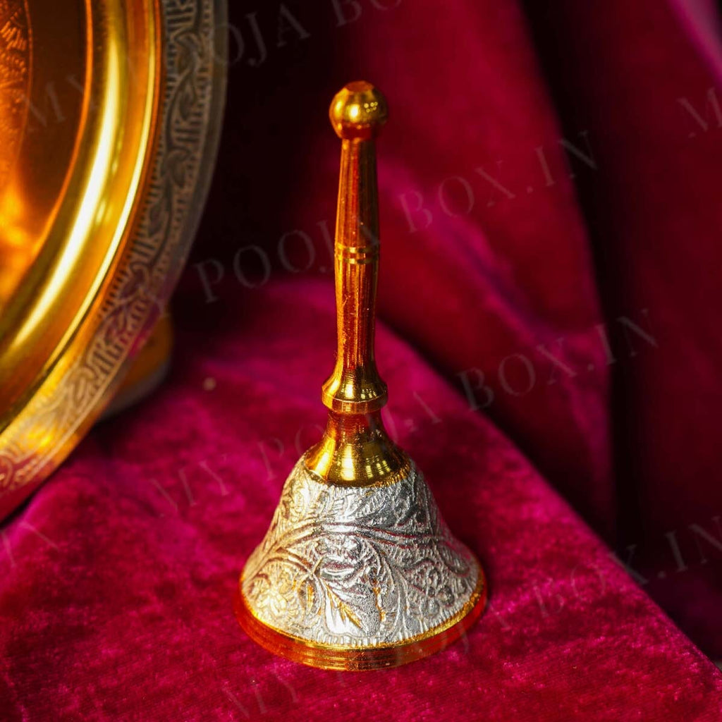Sanskriti Brass Pooja Thali (Set of 8)
