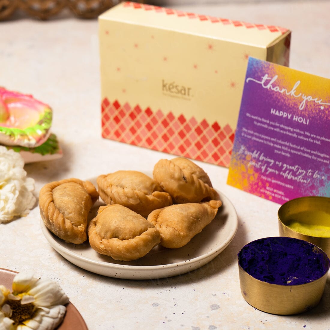 Sugar Free Gujiya 5 Pcs Sweet Box