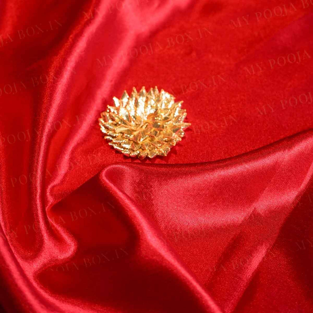 Royal Pink Lachka Lace Thali Cover