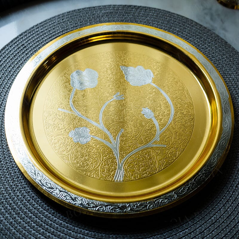 Sanskriti Brass Pooja Thali (Set of 8)