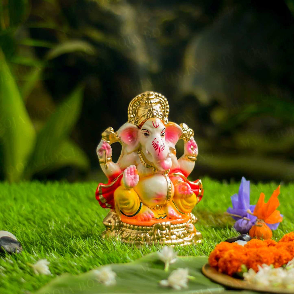 8INCH Pramoda Eco-Friendly Ganpati | Plant-A-Ganesha