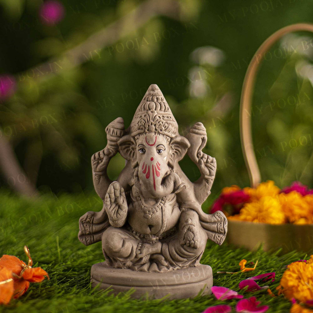 6INCH Shambhu Eco-Friendly Ganpati | Plant-A-Ganesha