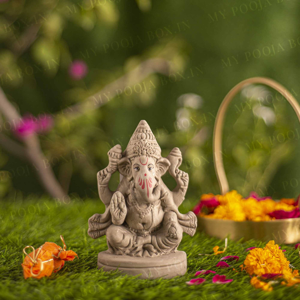 6INCH Shambhu Eco-Friendly Ganpati | Plant-A-Ganesha