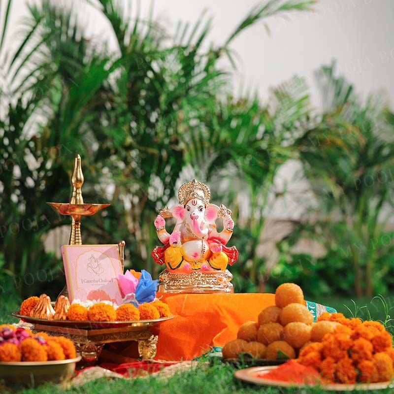 8INCH Pramoda Eco-Friendly Ganpati | Plant-A-Ganesha