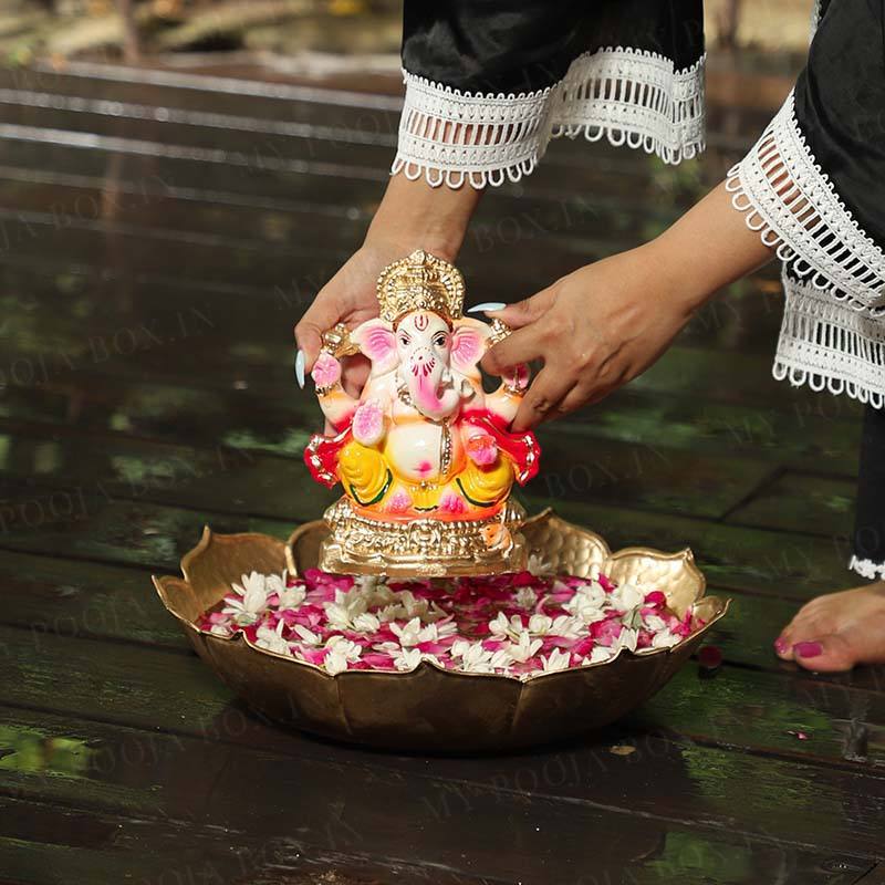 8INCH Pramoda Eco-Friendly Ganpati | Plant-A-Ganesha