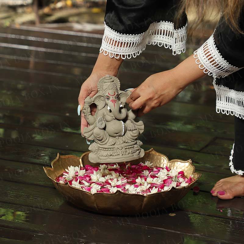 8INCH Pramoda Eco-Friendly Ganpati | Plant-A-Ganesha