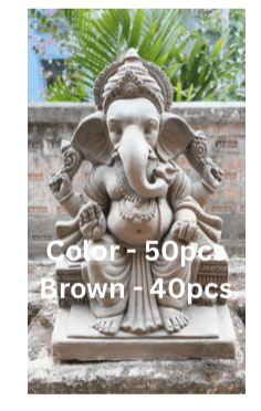 1FEET Rajadhiraj Eco-Friendly Ganpati | Plant-A-Ganesha